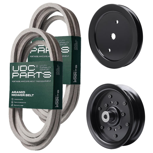 Products -  UDC Parts Mower Kit / Belt 539114557 + Belt 539117245 + Pulley 195945 + Pulley 532196106 / Fits Husqvarna RZ4219