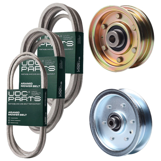 Products -  UDC Parts Mower Kit / Belt 754-04033 + Belt 754-0642 + Belt 954-0461 + Pulley 756-04224 + Pulley 756-1229 / Fits Columbia Q81GH