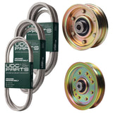  UDC Parts Mower Kit / Belt 754-04033 + Belt 754-04060 + Belt 754-04118 + Pulley 756-04224 + Pulley 956-04129 / Fits Yard-Man LT-46