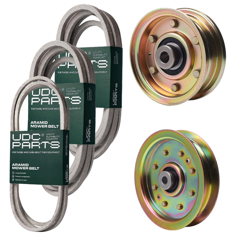  UDC Parts Mower Kit / Belt 754-04033 + Belt 754-04060 + Belt 754-04118 + Pulley 756-04224 + Pulley 956-04129 / Fits Yard-Man LT-46