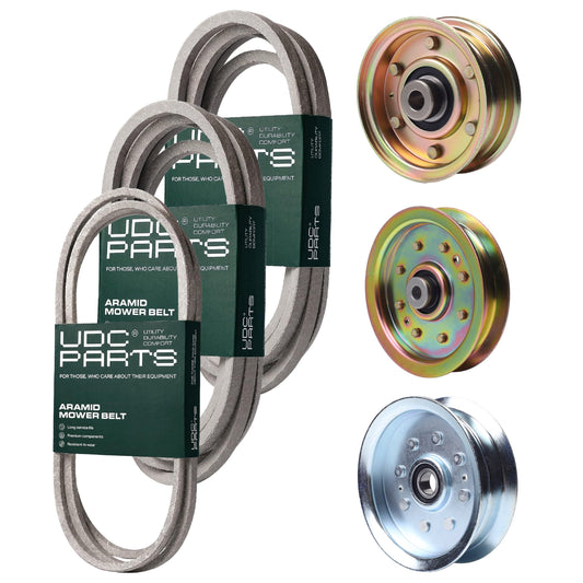 Products -  UDC Parts Mower Kit / Belt 754-04033 + Belt 754-04062 + Belt 754-04118 + Pulley 756-04224 + Pulley 956-04129 + Pulley GY20629 / Fits Yard-Man LT-46