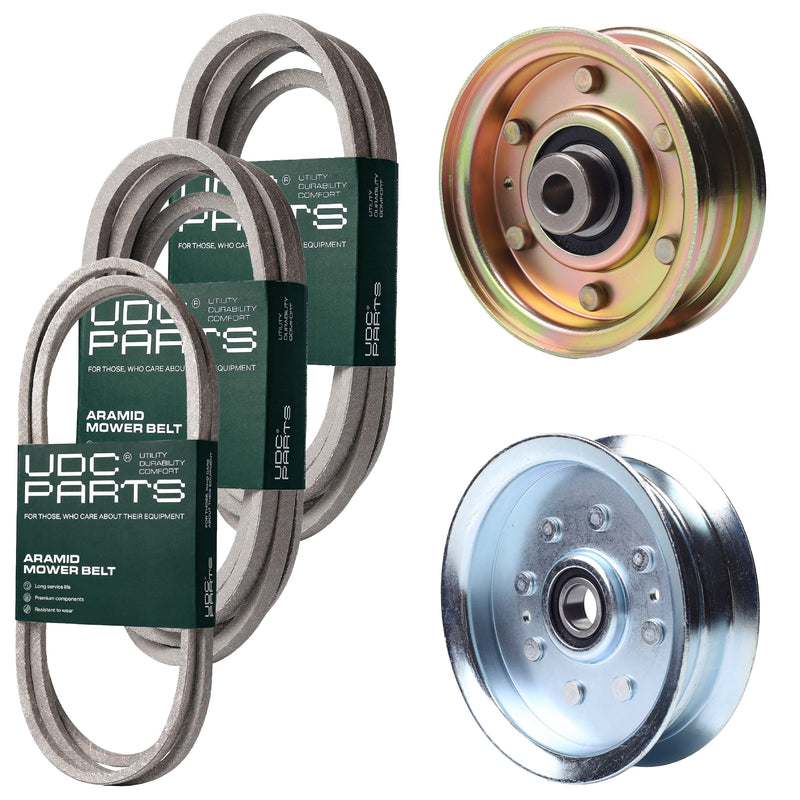 Products -  UDC Parts Mower Kit / Belt 754-04033 + Belt 754-04060 + Belt 754-04118 + Pulley 756-04224 + Pulley GY20629 / Fits Yard-Man LT-46