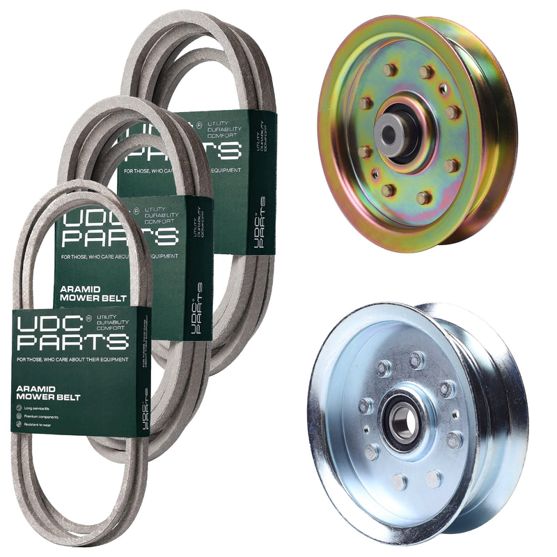  UDC Parts Mower Kit / Belt 754-04033 + Belt 754-04062 + Belt 754-04118 + Pulley 956-04129 + Pulley GY20629 / Fits Yard-Man LT-46