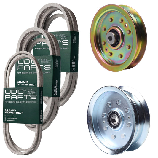 Products -  UDC Parts Mower Kit / Belt 754-04033 + Belt 754-04118 + Belt 754-04219 + Pulley 956-04129 + Pulley GY20629 / Fits Yard-Man LT-46