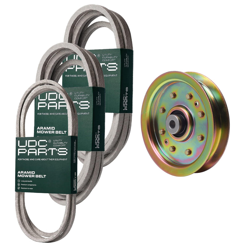  UDC Parts Mower Kit / Belt 754-04033 + Belt 754-0642 + Belt 954-0461 + Pulley 956-04129 / Fits Columbia Q81GK