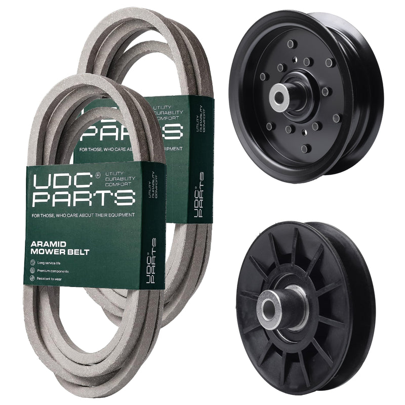Products -  UDC Parts Mower Kit / Belt 196103 + Belt 197242 + Pulley 532194326 + Pulley 532196106 / Fits Husqvarna GTH264T YTH24V48