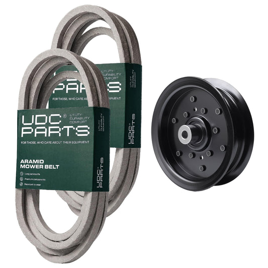 Products -  UDC Parts Mower Kit / Belt 539114557 + Belt 539117245 + Pulley 532196106 / Fits Husqvarna LSZ4622 LSZ5422 LSZ5424 RZ4219 RZ4619 RZ4620 RZ5422 RZ5424