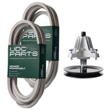  UDC Parts Mower Kit / Belt 754-04033 + Belt 754-04118 + Spindle 618-06989 / Fits Yard-Man LT-46