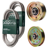  UDC Parts Mower Kit / Belt 754-04033 + Belt 754-0642 + Pulley 756-04224 + Pulley 956-04129 / Fits Columbia P616G P616H Q626P Q816H Q816K Q81GK V616G