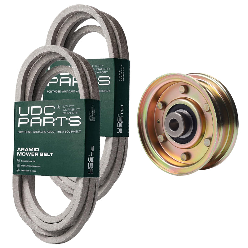  UDC Parts Mower Kit / Belt 754-04033 + Belt 954-04153 + Pulley 756-04224 / Fits Cub Cadet LT-1045 LT-1046