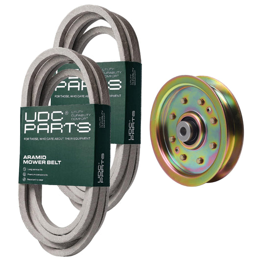 Products -  UDC Parts Mower Kit / Belt 754-04033 + Belt 754-04118 + Pulley 956-04129 / Fits Cub Cadet LT-1045 LT-1046