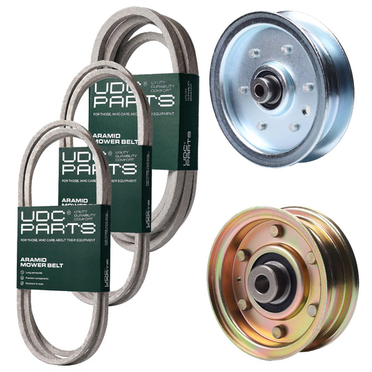 Products -  UDC Parts Mower Kit / Belt 754-04033 + Belt 754-0467 + Belt 754-0497 + Pulley 756-04224 + Pulley 756-1229 / Fits Huskee 608G 608H