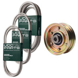  UDC Parts Mower Kit / Belt 754-04033 + Belt 754-04045 + Belt 754-0467 + Pulley 756-04224 / Fits Columbia P616G P616H V616G