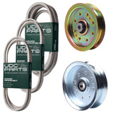 Products -  UDC Parts Mower Kit / Belt 754-04033 + Belt 754-04060 + Belt 754-04249 + Pulley 956-04129 + Pulley GY20629 / Fits Yard-Man LT-42 LT-46