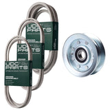 Products -  UDC Parts Mower Kit / Belt GX20006 + Belt GX20072 + Belt GX20305 + Pulley GY22172 / Fits Sabre 1642HS 1742HS