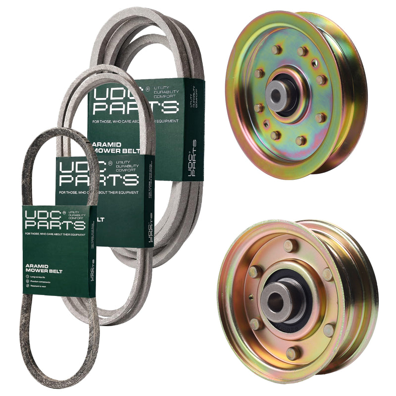Products -  UDC Parts Mower Kit / Belt 754-04033 + Belt 754-0467 + Belt 754-0468 + Pulley 756-04224 + Pulley 956-04129 / Fits White Outdoor LT-2200