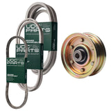  UDC Parts Mower Kit / Belt 754-04033 + Belt 754-04045 + Belt 754-0468 + Pulley 756-04224 / Fits Yard-Man LT-42