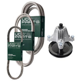  UDC Parts Mower Kit / Belt 754-04033 + Belt 754-04045 + Belt 754-0468 + Spindle 918-06991 / Fits Yard-Man LT-42