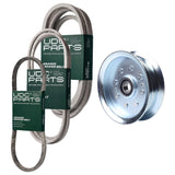  UDC Parts Mower Kit / Belt 754-04033 + Belt 754-04045 + Belt 754-0468 + Pulley GY20629 / Fits Yard-Man LT-42