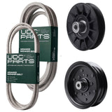 Products -  UDC Parts Mower Kit / Belt 130969 + Belt 197242 + Pulley 532194326 + Pulley 532196106 / Fits Husqvarna 2348LS Rider 1030 YT48CS YTH220 Twin YTH22K48 YTH2348 YTH23K48 YTH23V48 YTH2448T YTH24K48