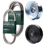 UDC Parts Mower Kit / Belt 754-04317 + Belt 754-04329 + Pulley 756-04511B + Pulley GY20629 / Fits Columbia ZT-L54 KH ZT-S54 KH