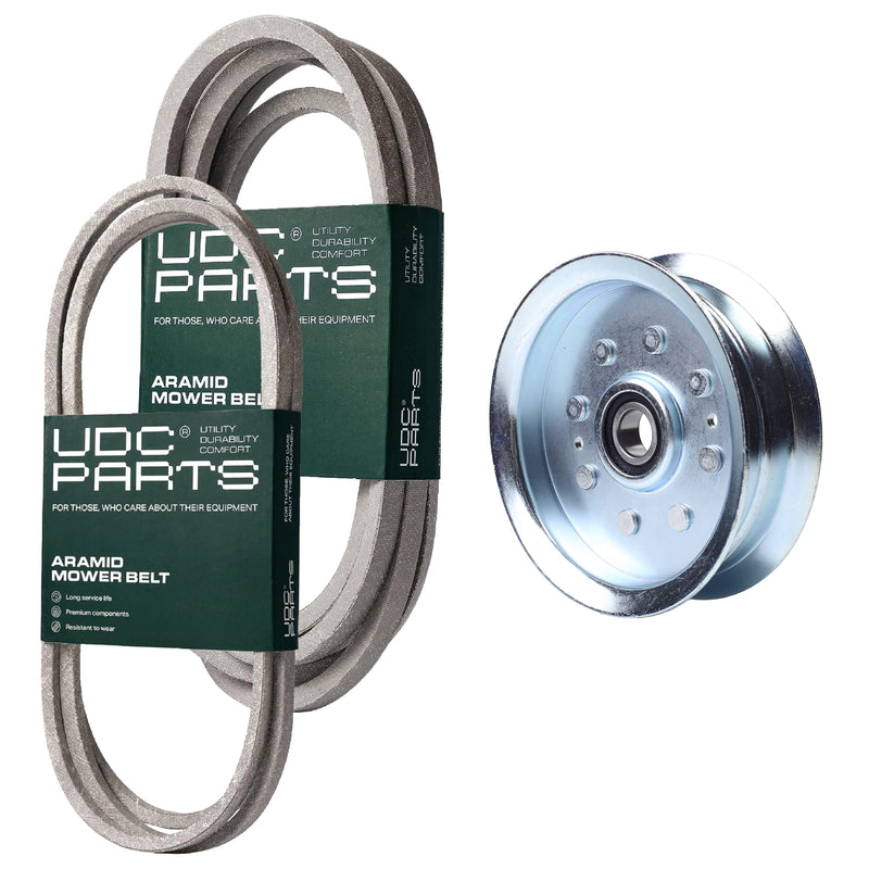 Products -  UDC Parts Mower Kit / Belt 754-04317 + Belt 754-04329 + Pulley GY20629 / Fits Cub Cadet RZT-L54 RZT-L54 Fab RZT-LX54 Fab RZT-S54 RZT-S54 Fab RZT-SX54 Fab ZT1-54 Fab ZT1-54P Fab ZT2-54 Fab ZTS2-54 Fab