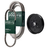 Products -  UDC Parts Mower Kit / Belt M154157 + Belt M158131 + Pulley AM106627 / Fits John Deere Z425 EZTrak 48