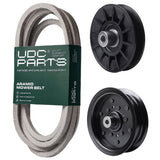 Products -  UDC Parts Mower Kit / Belt 197242 + Pulley 532194326 + Pulley 532196106 / Fits Husqvarna 2348LS GTH2448T GTH2648 GTH264T LOGTH2448T R53W Rider 1030 TS148 TS148X TS148XK YT48CS YTA24V48 YTH21548 YTH220