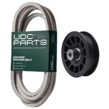  UDC Parts Mower Kit / Belt 539117245 + Pulley 532194327 / Fits Husqvarna LT1597
