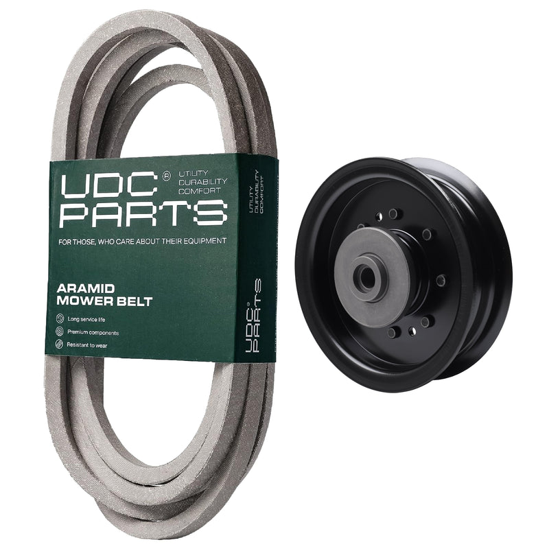 UDC Parts Mower Kit / Belt 539114557 + Pulley 532196104 / Fits Poulan Pro 541ZX