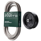  UDC Parts Mower Kit / Belt 196103 + Pulley 532196106 / Fits Poulan Pro PB22H54BF PB22H54BFX PB22H54YT PB24TH54YT PB26H54YT PBGT22H54 PBGT2654 PBGT26H54 PBGT26H55 PBLGT2654 PBLGT26H54 PP24VH54