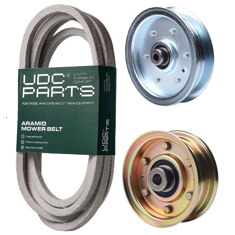  UDC Parts Mower Kit / Belt 754-04033 + Pulley 756-04224 + Pulley 756-1229 / Fits Huskee 608G 608H