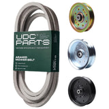  UDC Parts Mower Kit / Belt 754-04329 + Pulley 756-04511B + Pulley 956-04129 + Pulley GY20629 / Fits Cub Cadet RZT-L54 RZT-S54
