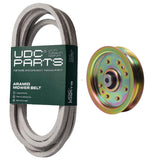  UDC Parts Mower Kit / Belt 754-04033 + Pulley 956-04129 / Fits Cub Cadet LT-1045 LT-1046 RZT-L42 RZT-S42 RZT-S46