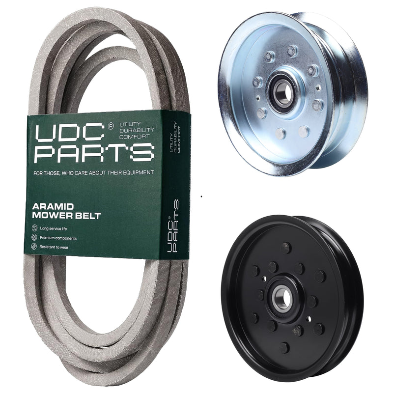 Products -  UDC Parts Mower Kit / Belt M154294 + Pulley AM106627 + Pulley GY20629 / Fits John Deere Z225 EZTrak 42