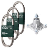 Products -  UDC Parts Mower Kit / Belt 140218 + Belt 174368 + Belt 180808 + Spindle 532174356 / Fits Husqvarna GTH250 YTH1848 XP