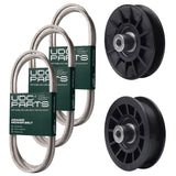 Products -  UDC Parts Mower Kit / Belt 130969 + Belt 140218 + Belt 197253 + Pulley 532194326 + Pulley 532194327 / Fits Husqvarna LTH171