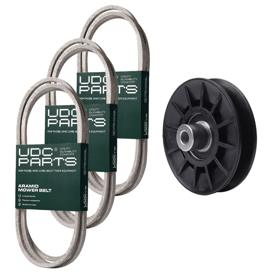 Products -  UDC Parts Mower Kit / Belt 138255 + Belt 140218 + Belt 194346 + Pulley 532194326 / Fits Husqvarna LTH151
