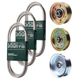 Products -  UDC Parts Mower Kit / Belt 754-04060 + Belt 754-04219 + Belt 754-05027A + Pulley 756-04224 + Pulley 956-04129 + Pulley GY20629 / Fits Troy-Bilt TB2246