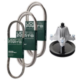 Products -  UDC Parts Mower Kit / Belt 754-04219 + Belt 754-0467 + Belt 754-0468 + Spindle 618-06989 / Fits Troy-Bilt Horse