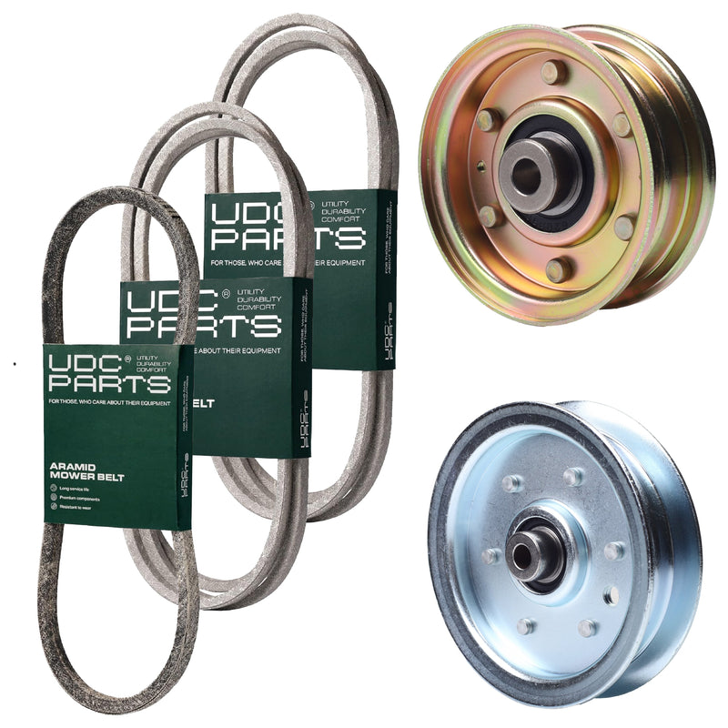 Products -  UDC Parts Mower Kit / Belt 754-0467 + Belt 754-0468 + Belt 754-0497 + Pulley 756-04224 + Pulley 756-1229 / Fits Huskee 608G 608H