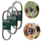 Products -  UDC Parts Mower Kit / Belt 754-04045 + Belt 754-0467 + Belt 754-0468 + Pulley 756-04224 + Pulley 956-04129 / Fits Troy-Bilt Bronco Range Rider Super Bronco