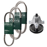 UDC Parts Mower Kit / Belt 754-04062 + Belt 754-04249 + Belt 954-05001 + Spindle 918-06991 / Fits Yard-Machines LT-42