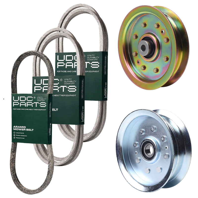 Products -  UDC Parts Mower Kit / Belt 754-04060 + Belt 754-04062 + Belt 954-05001 + Pulley 956-04129 + Pulley GY20629 / Fits Yard-Machines LT-42