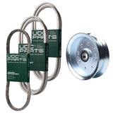  UDC Parts Mower Kit / Belt 754-04060 + Belt 754-04249 + Belt 754-0468 + Pulley GY20629 / Fits Yard-Man LT-42