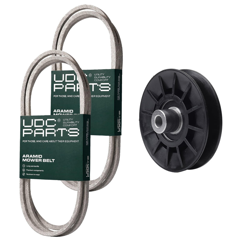  UDC Parts Mower Kit / Belt 130969 + Belt 194346 + Pulley 532194326 / Fits Jonsered LT2216A2