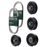 Products -  UDC Parts Mower Kit / Belt 140218 + Belt 405143 + Pulley 532194326 + Pulley 532196104 + Pulley 532196106 + Pulley 532194327 / Fits Husqvarna YTH220 Twin