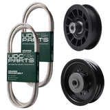 Products -  UDC Parts Mower Kit / Belt 140218 + Belt 405143 + Pulley 532196104 + Pulley 532194327 / Fits Husqvarna YTH220 Twin