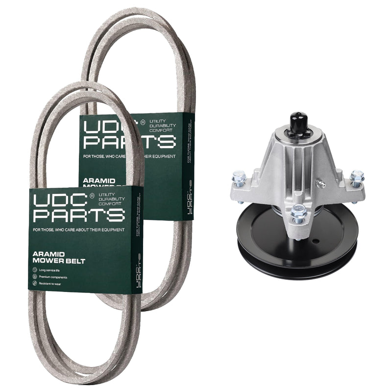  UDC Parts Mower Kit / Belt 754-04060 + Belt 754-0467 + Spindle 618-06976 / Fits Troy-Bilt TB42