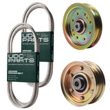 Products -  UDC Parts Mower Kit / Belt 754-04045 + Belt 754-0467 + Pulley 756-04224 + Pulley 956-04129 / Fits Troy-Bilt Bronco Range Rider Super Bronco